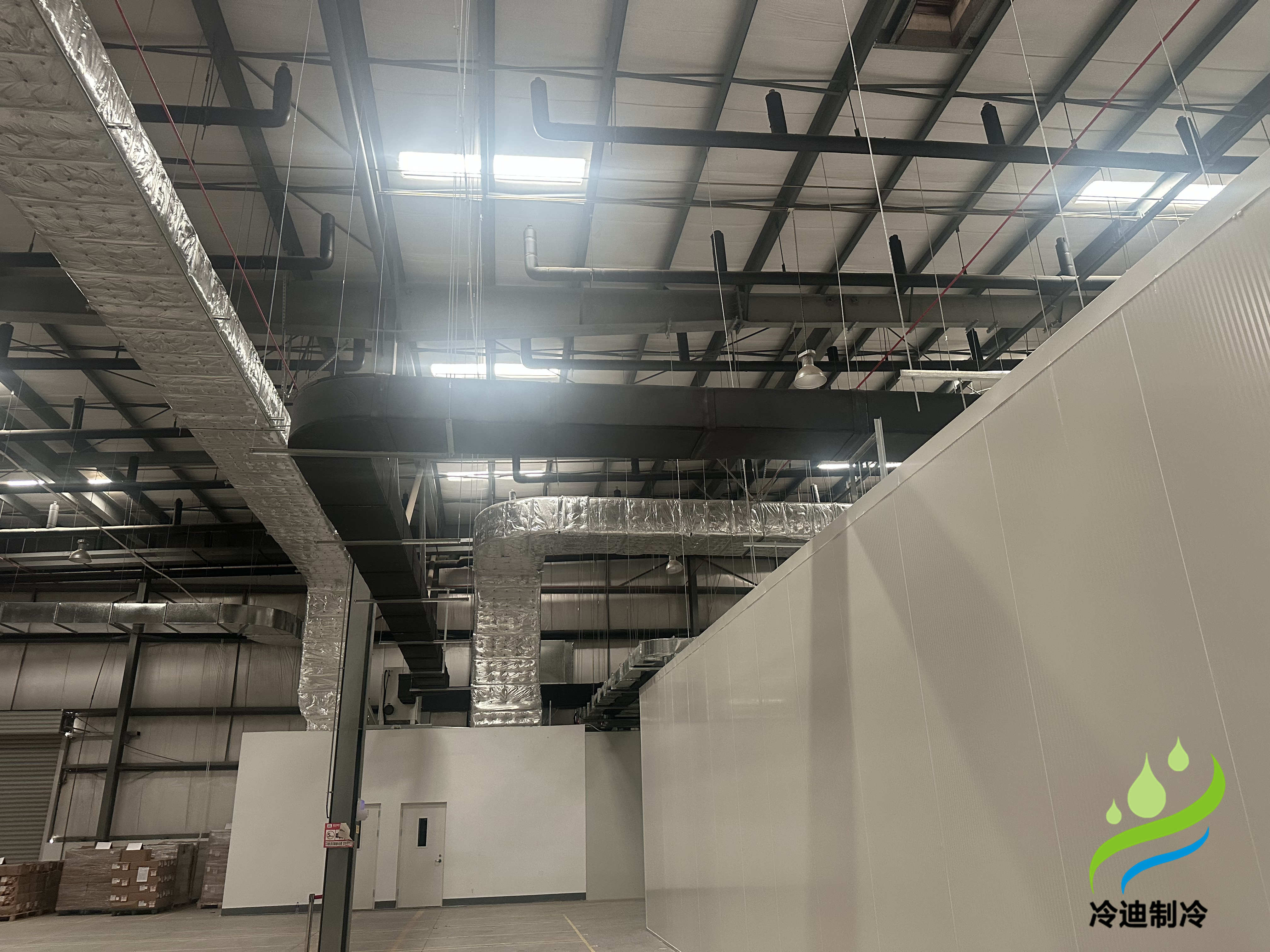 天津三只松鼠1100立方食品冷庫(kù)建造案例(圖3) 食品冷庫(kù)安裝